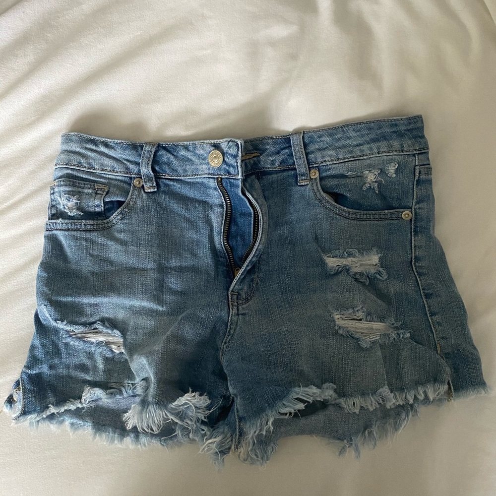 JustUSA Distressed Denim Shorts